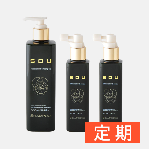 【定期】薬用グロースセット(シャンプー1本+トニック2本)